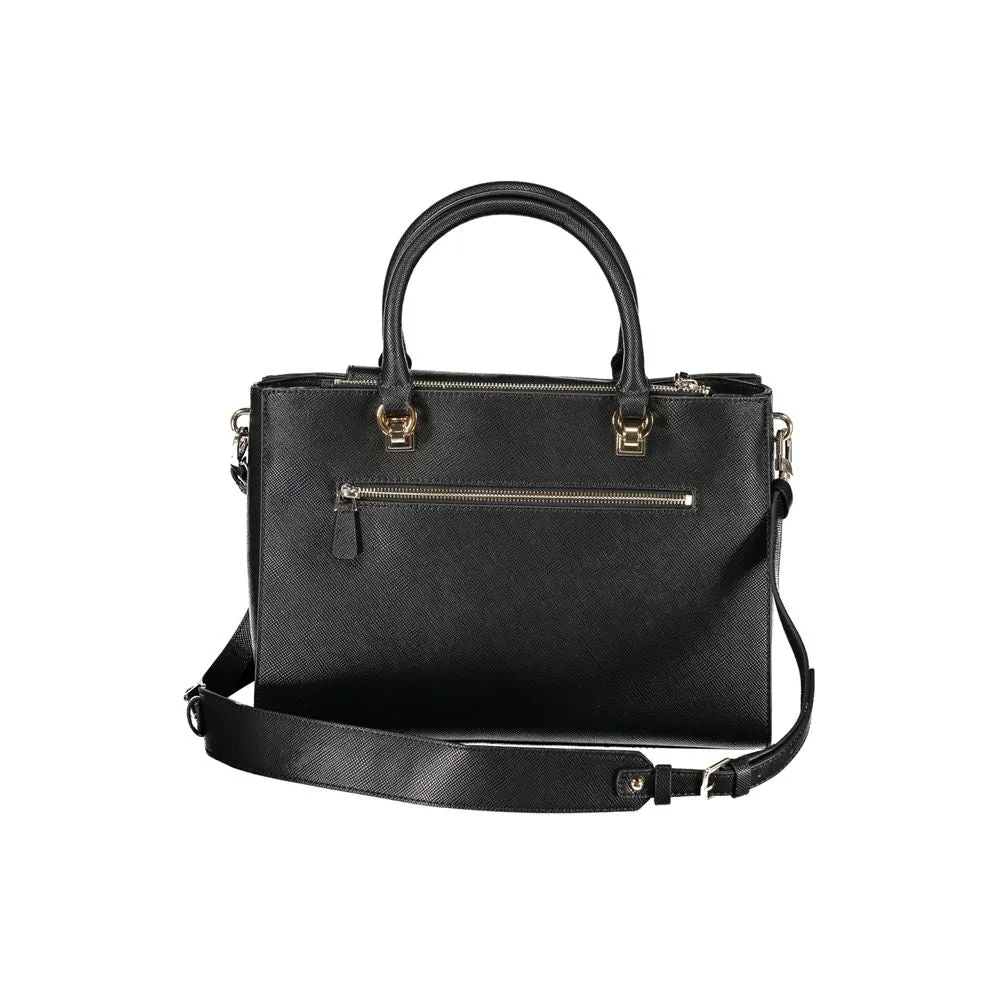 Black Polyethylene Handbag sold by Louxly product image thumbnail 3
