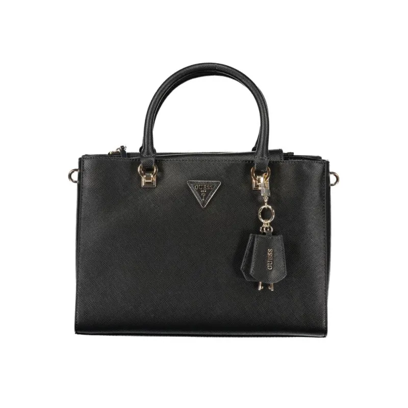 Black Polyethylene Handbag sold by Louxly