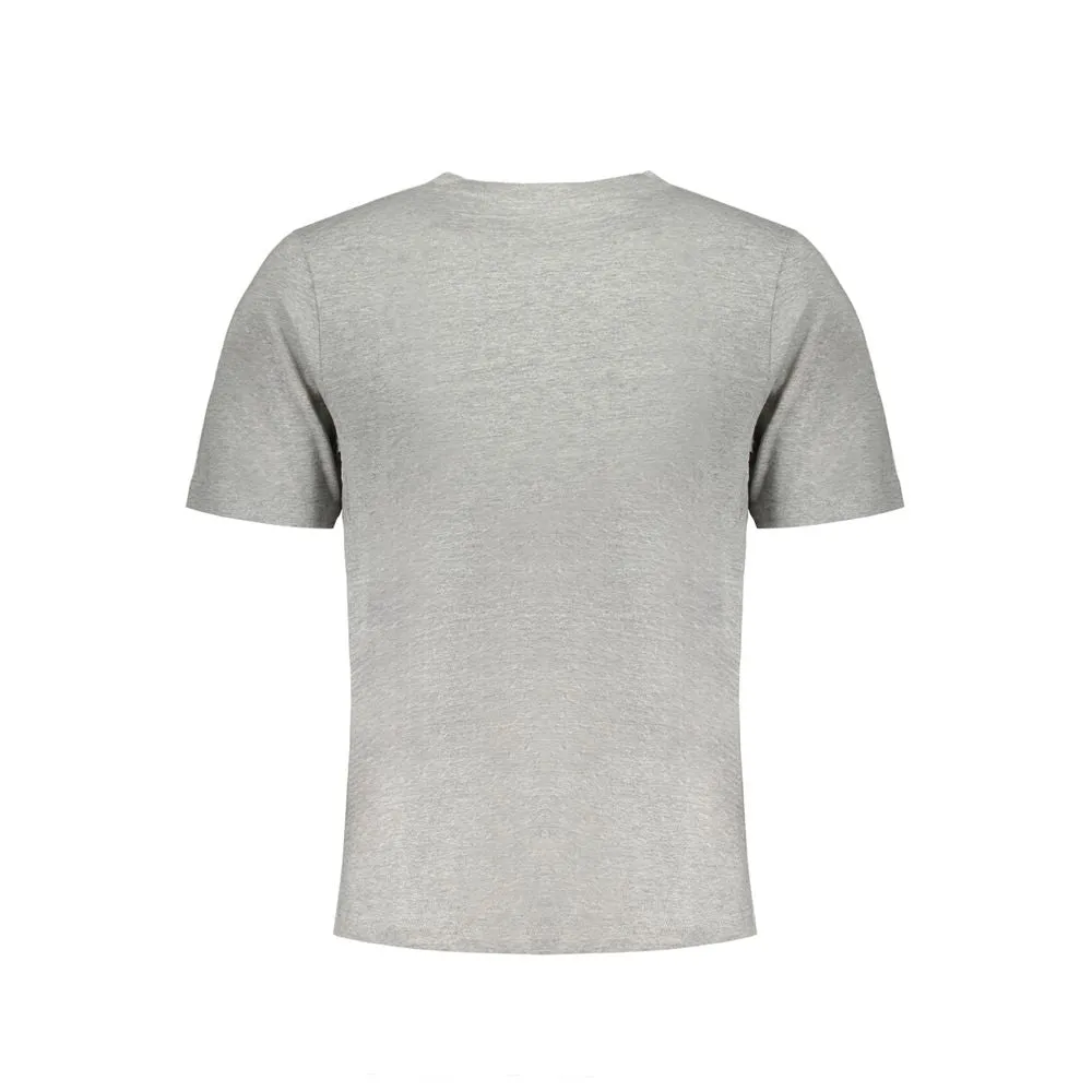Gray Cotton T-Shirt sold by Louxly product image thumbnail 2