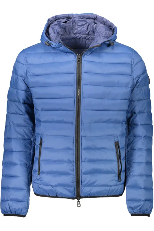 Blue Nylon Mens Reversible Jacket sold by Louxly