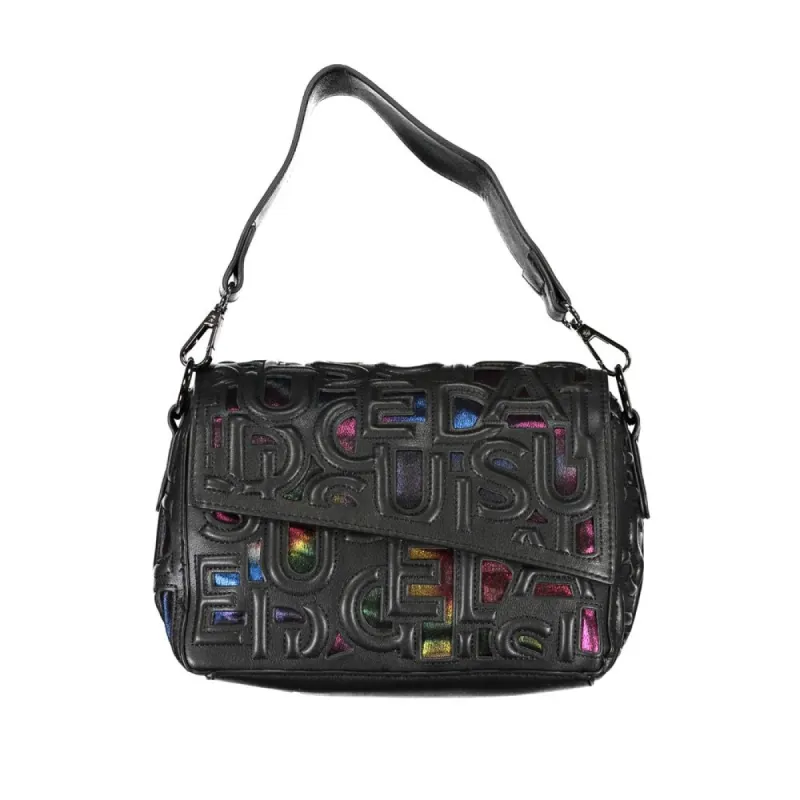 Black Polyethylene Handbag sold by Louxly