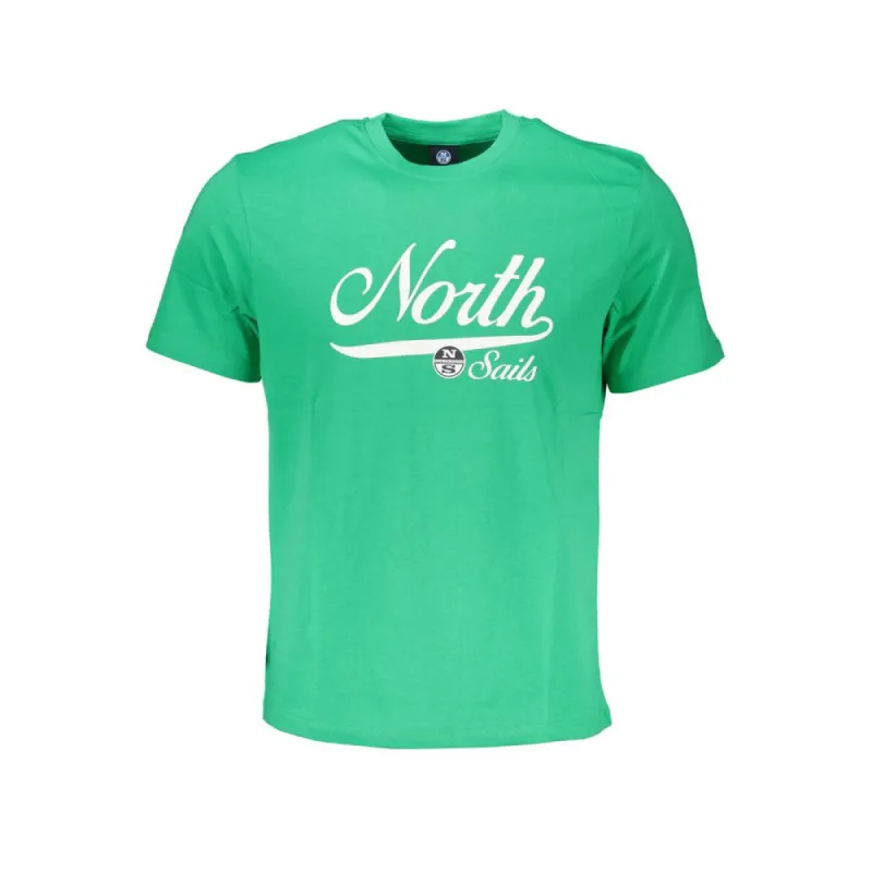 Green Cotton T-Shirt sold by Louxly