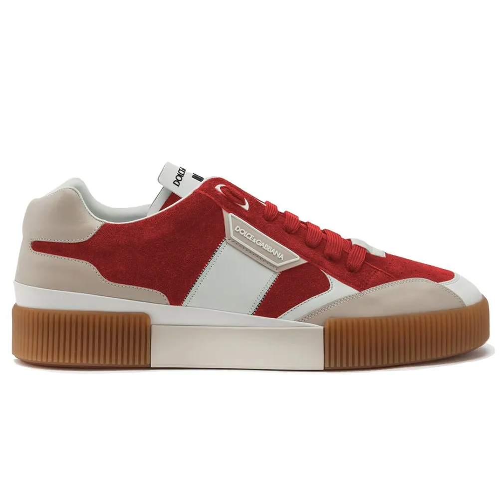 Red Leather Di Calfskin Sneaker sold by Louxly