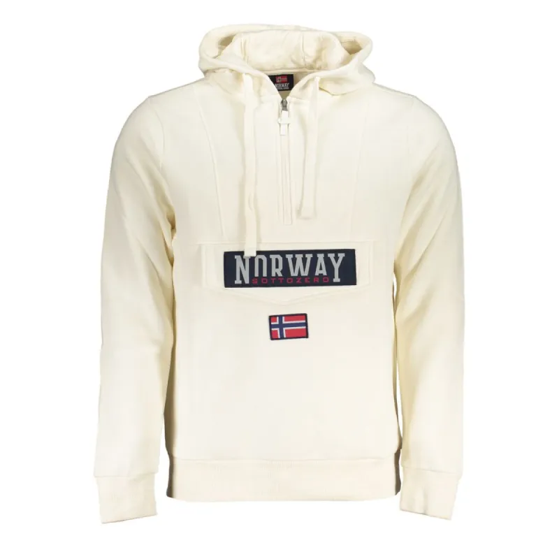 Elevated Comfort White Hooded Sweatshirt sold by Louxly