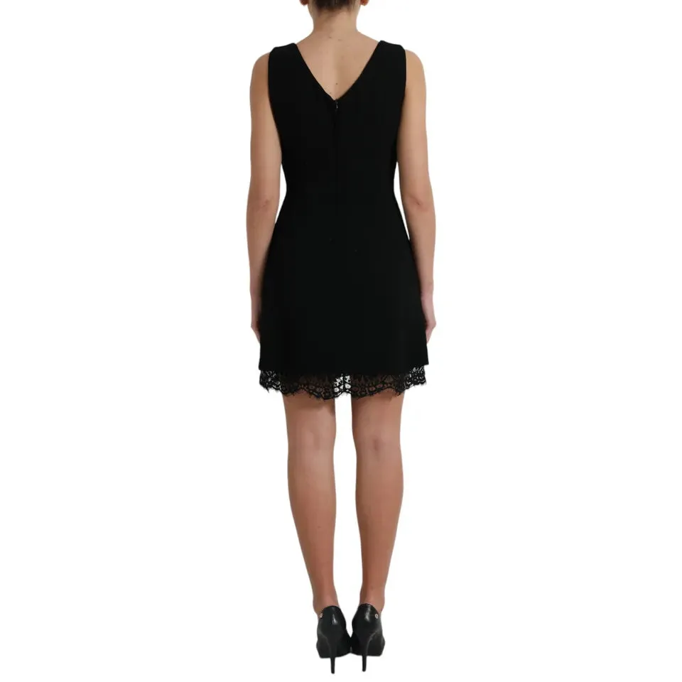Elegant Sleeveless A-Line Mini Dress sold by Louxly product image thumbnail 3
