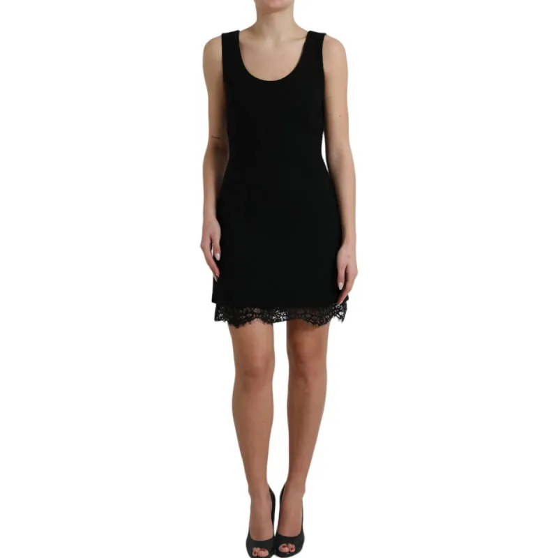 Elegant Sleeveless A-Line Mini Dress sold by Louxly