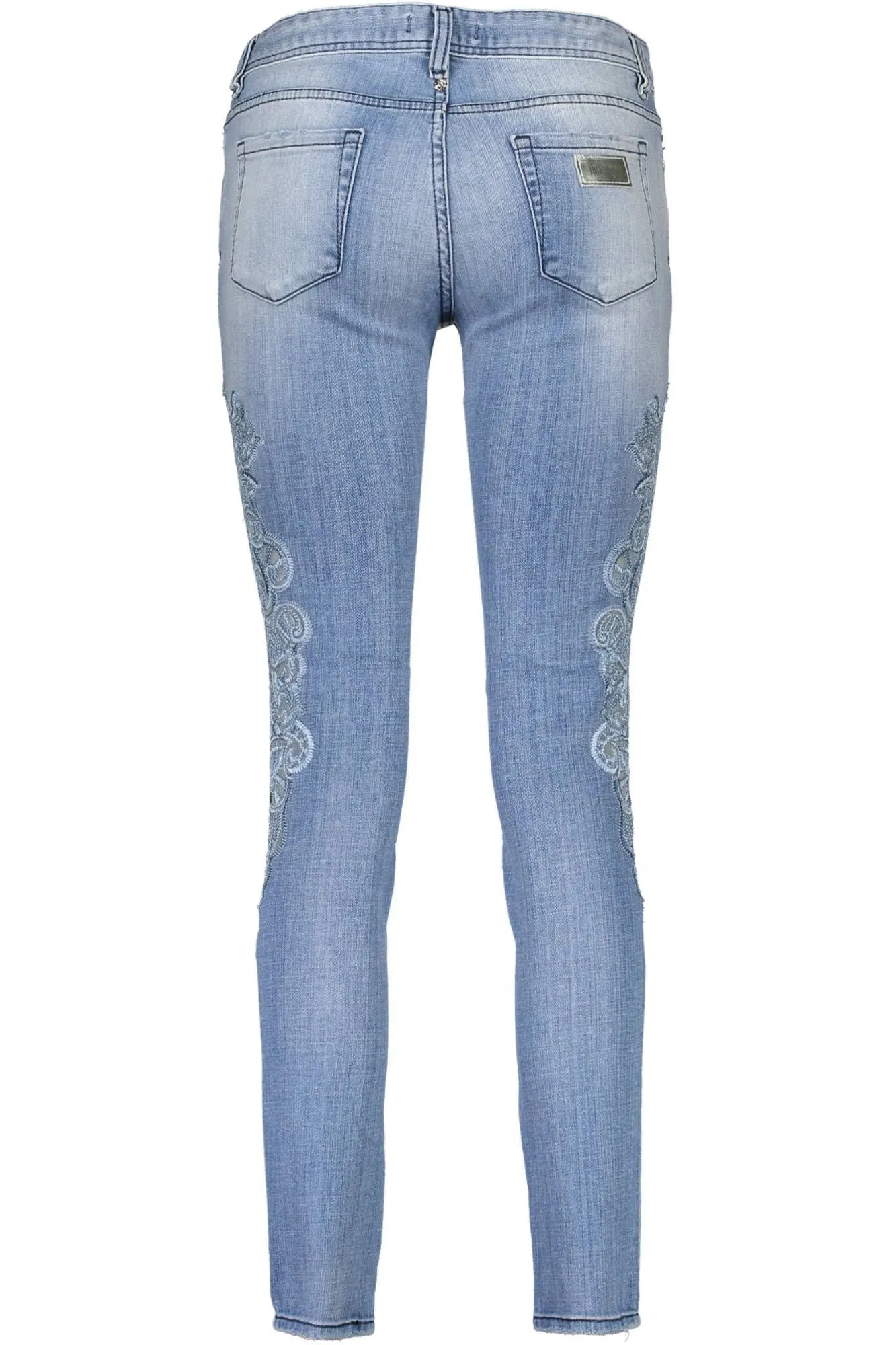 Light Blue Cotton Women Jeans sold by Louxly product image thumbnail 2