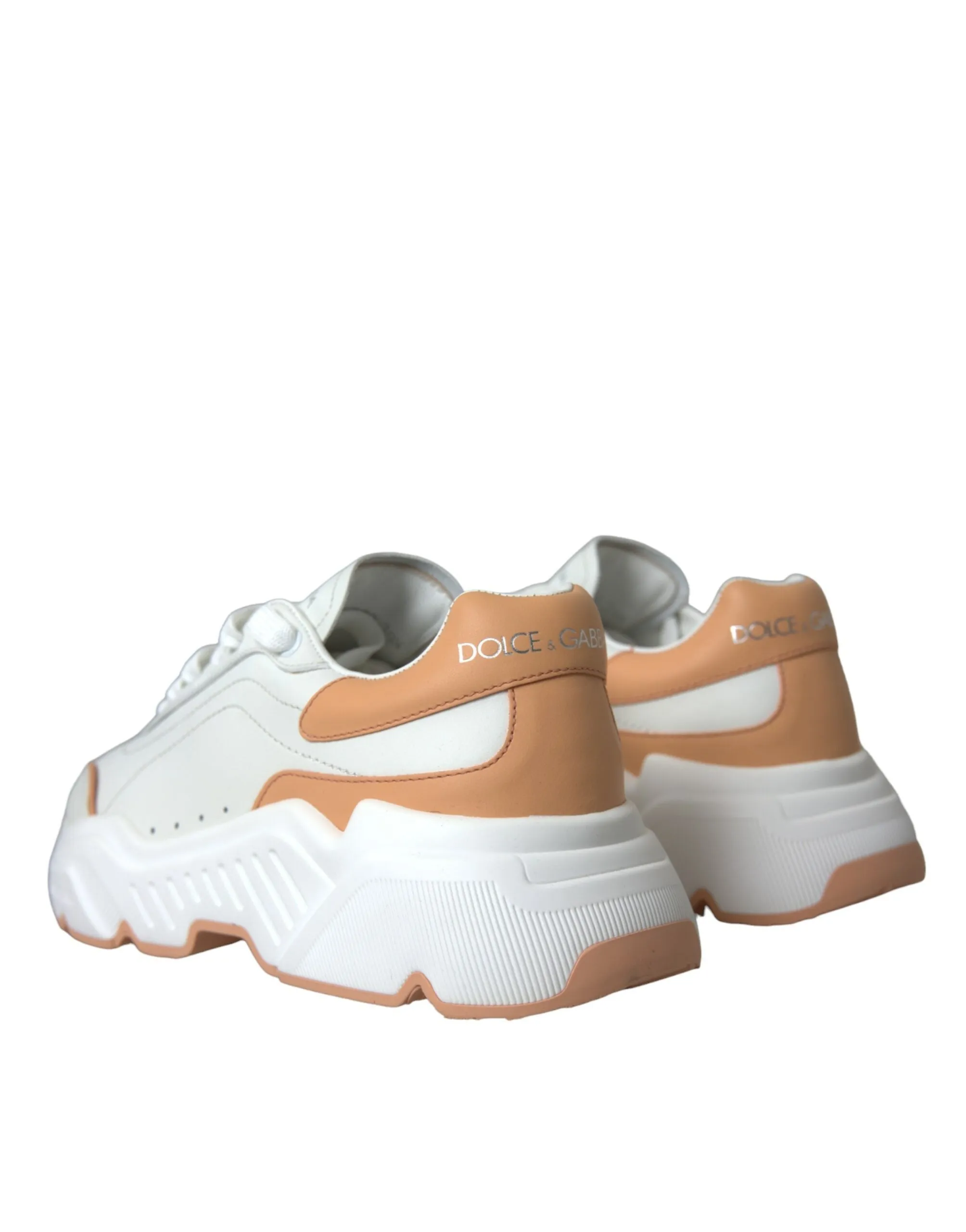 White Peach DAYMASTER Leather Sneakers Shoes sold by Louxly product image thumbnail 4