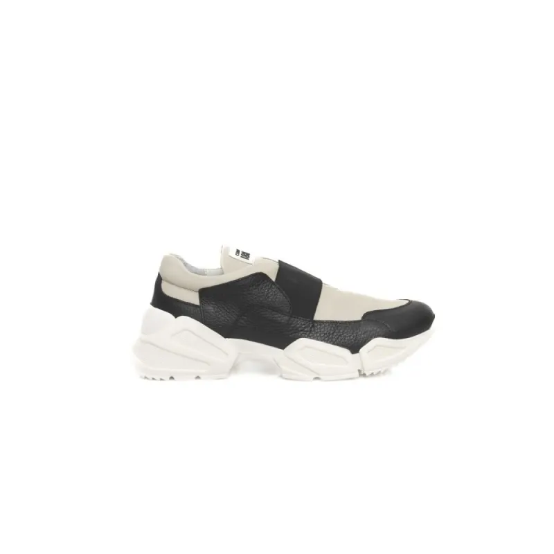 Black And White COW Leather Sneaker sold by Louxly