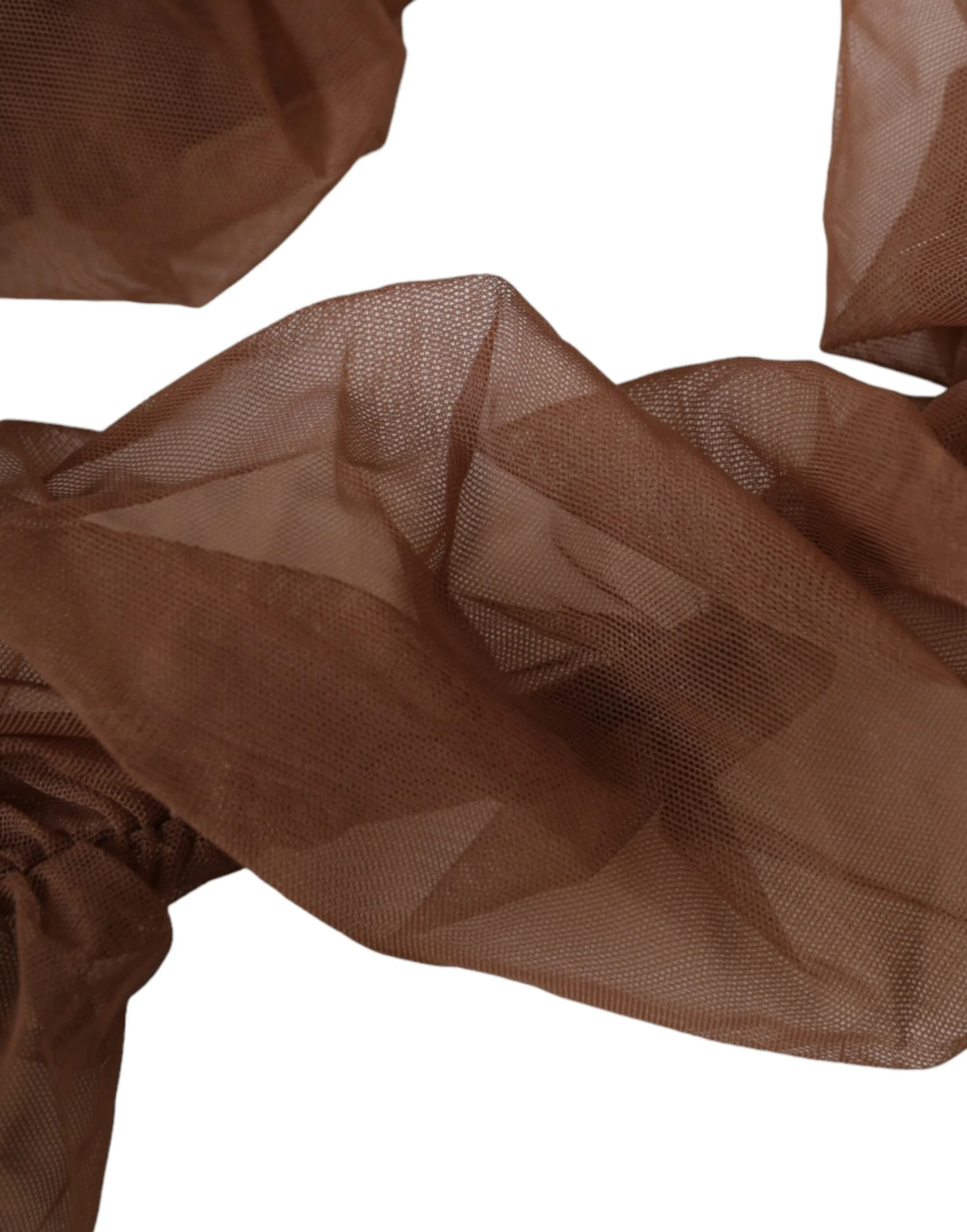 Brown Nylon Finger Less Elbow Long Arms Gloves sold by Louxly product image thumbnail 4