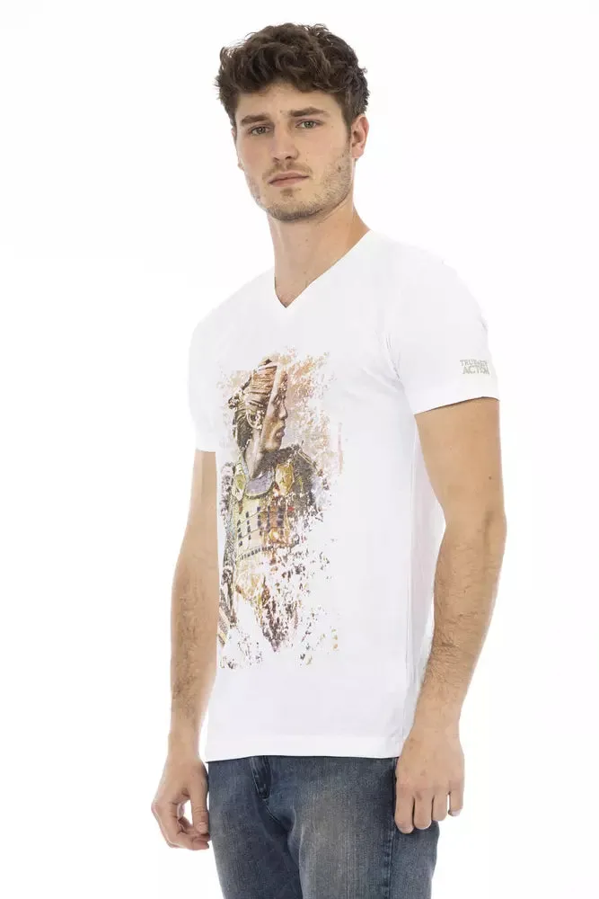 Elegant V-Neck Short Sleeve T-Shirt sold by Louxly product image thumbnail 2