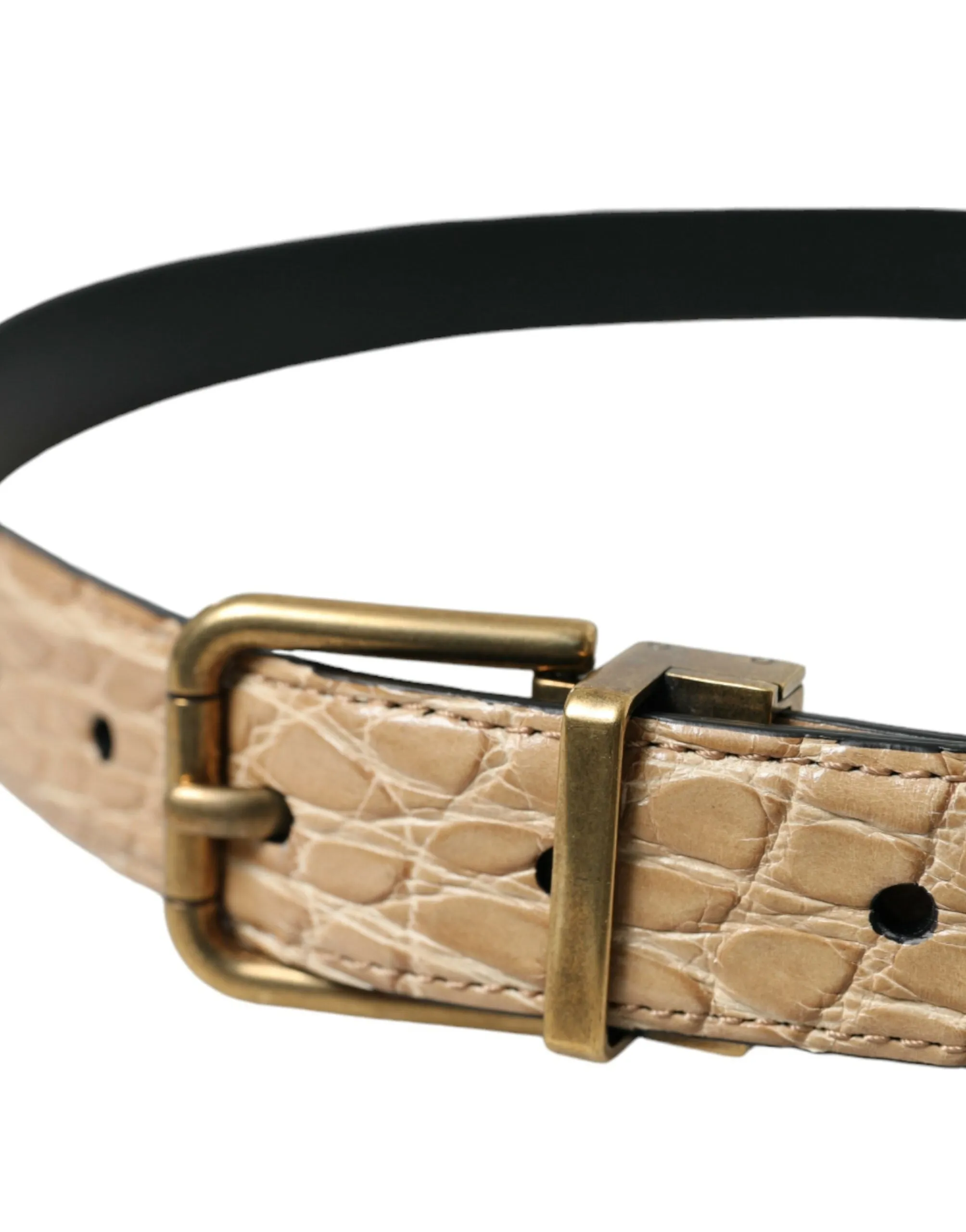 Elegant Beige Leather Belt sold by Louxly product image thumbnail 3