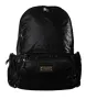 Black Patent Leather Logo Plaque Backpack Bag sold by Louxly