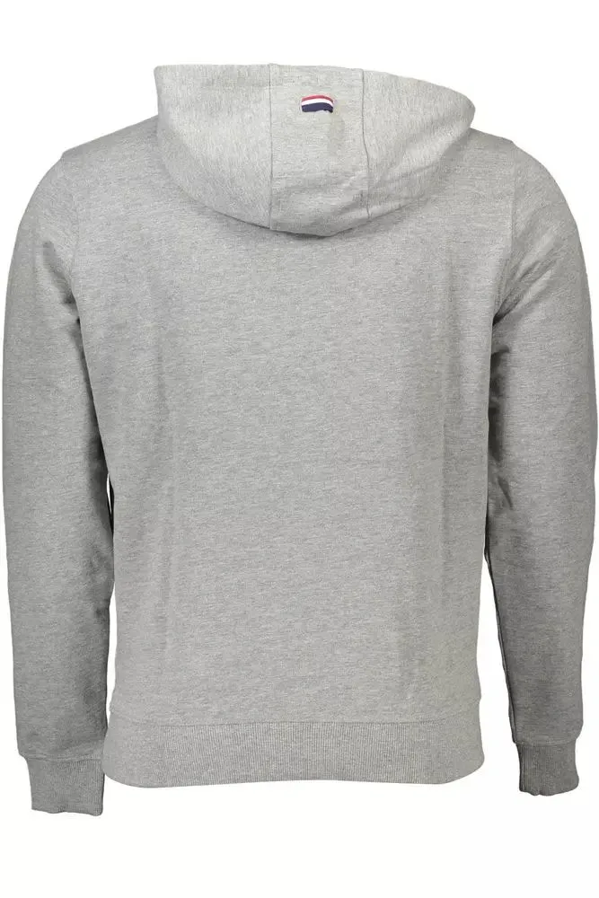Classic Hooded Gray Cotton Sweatshirt sold by Louxly product image thumbnail 2