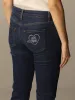 Chic Rhinestone Back Logo Jeans sold by Louxly