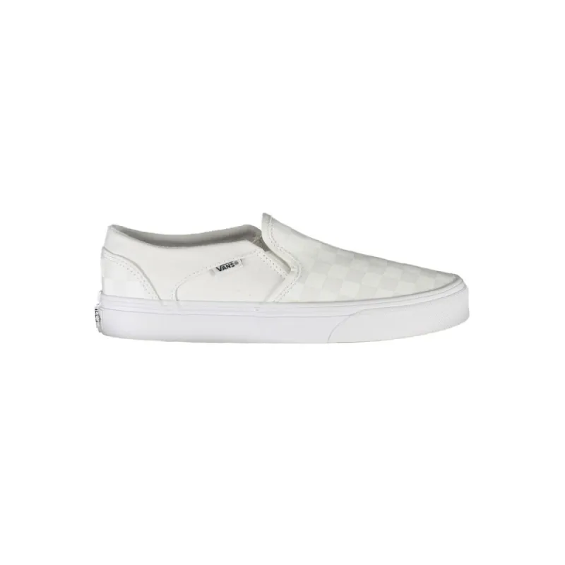 White Polyester Sneaker sold by Louxly