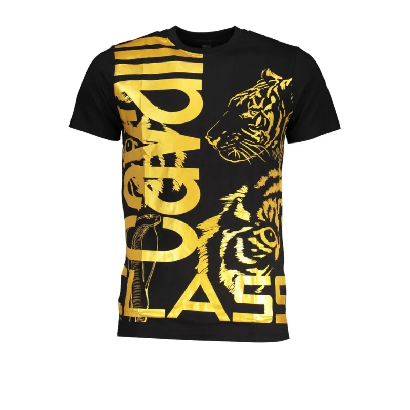 Black Cotton T-Shirt sold by Louxly
