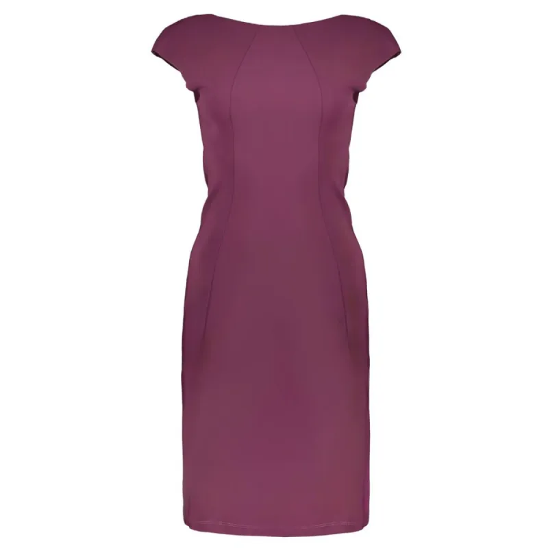 Purple Elastane Dress made by Patrizia Pepe