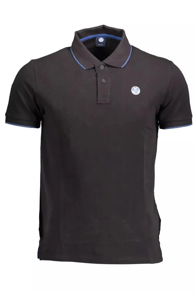 Elegant Contrasting Polo Shirt sold by Louxly