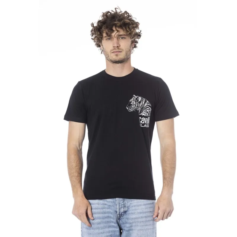 Black Cotton Men T-Shirt sold by Louxly