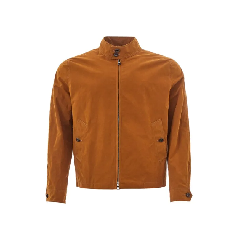 Elegant Brown Polyamide Jacket for Men sold by Louxly