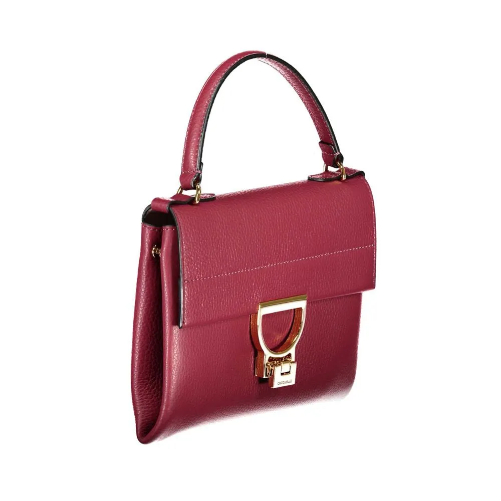 Red Leather Handbag sold by Louxly product image thumbnail 3