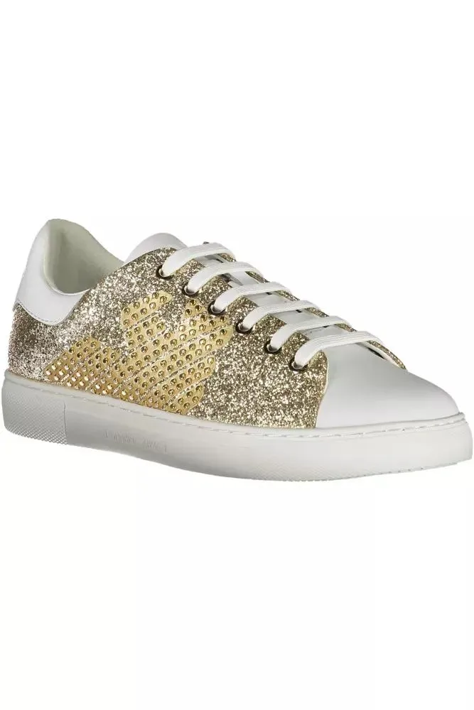 Gold Polyester Women Sneaker sold by Louxly product image thumbnail 2