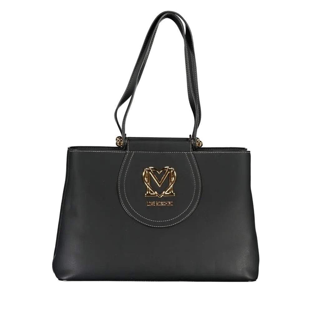 Black Polyethylene Handbag sold by Louxly