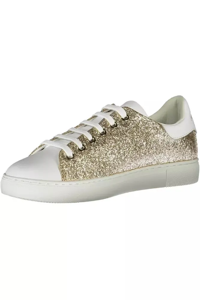 Gold Polyester Women Sneaker sold by Louxly product image thumbnail 3