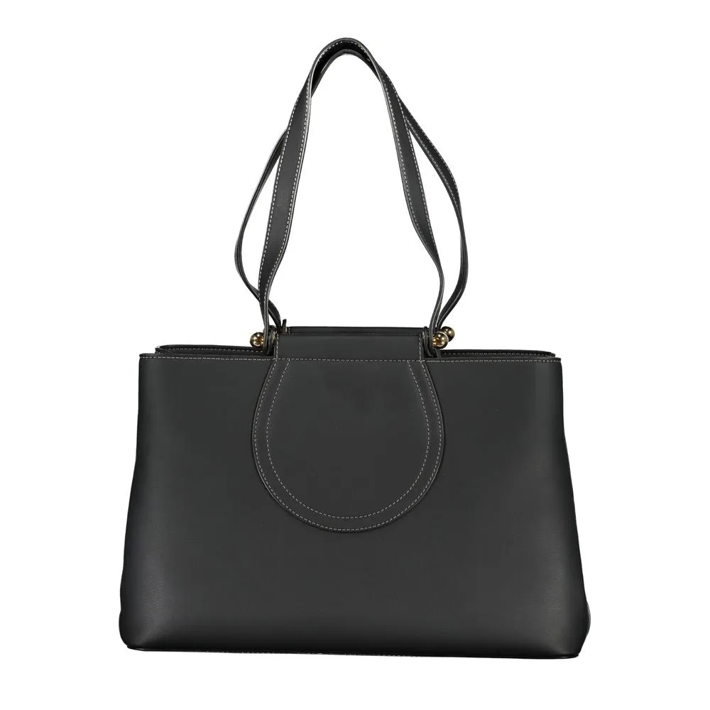 Black Polyethylene Handbag sold by Louxly product image thumbnail 2