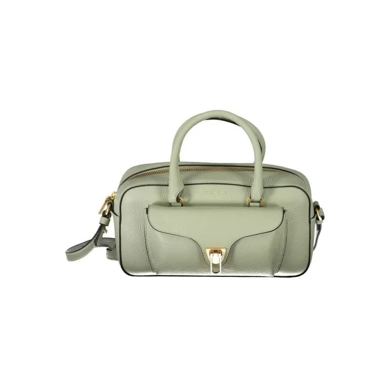 Green Leather Handbag sold by Louxly