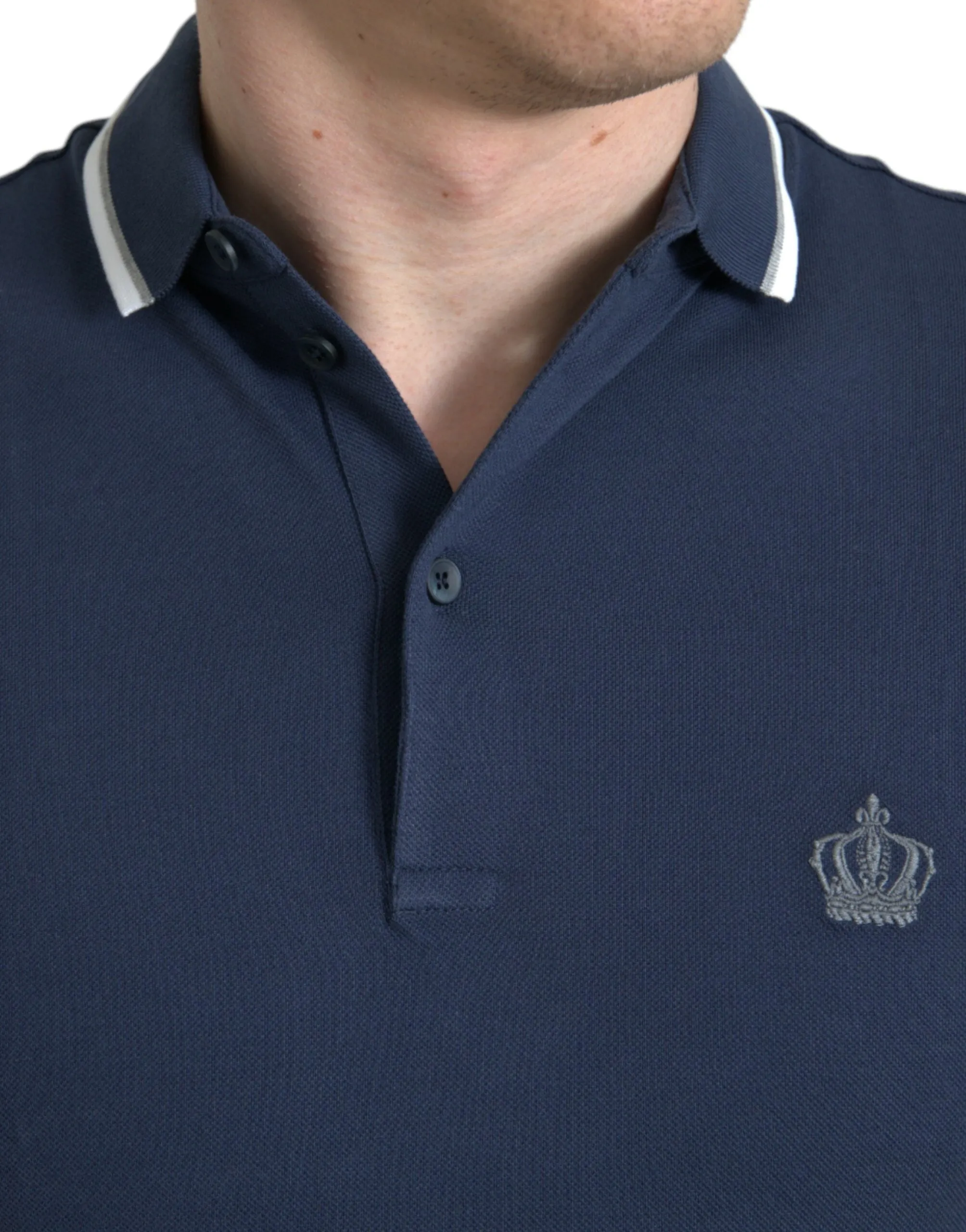 Elegant Crown Embroidered Polo T-Shirt sold by Louxly product image thumbnail 4
