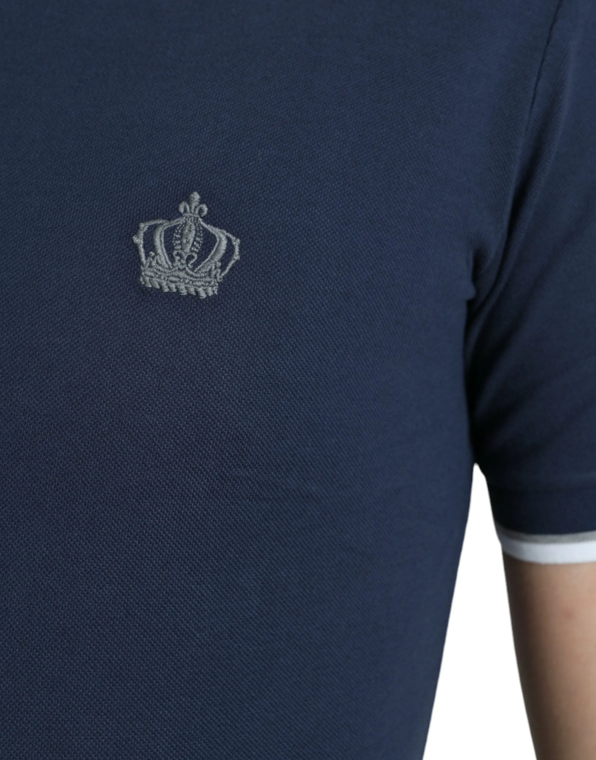 Elegant Crown Embroidered Polo T-Shirt sold by Louxly product image thumbnail 5