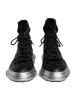 Black Nylon Galileo High Top Sneakers Shoes sold by Louxly