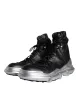 Black Nylon Galileo High Top Sneakers Shoes sold by Louxly
