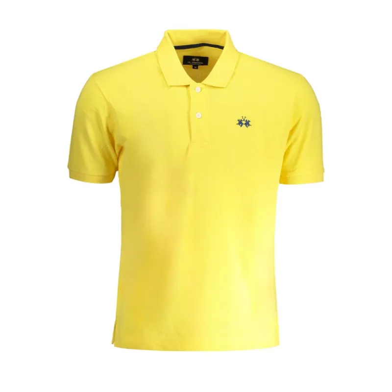 Yellow Cotton Polo Shirt sold by Louxly