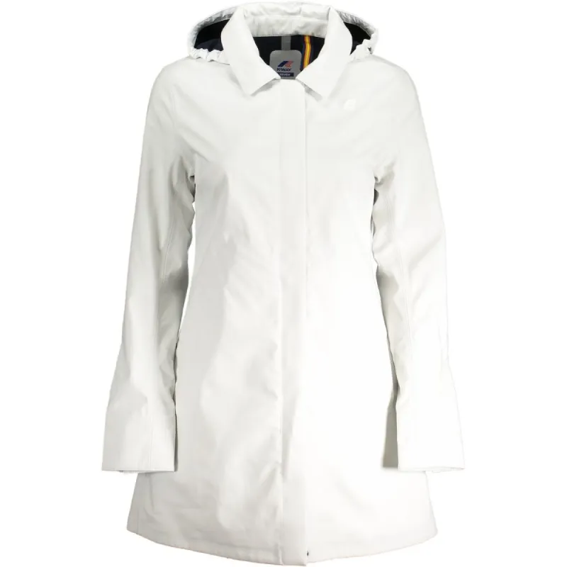 White Polyester Jackets & Coat sold by Louxly
