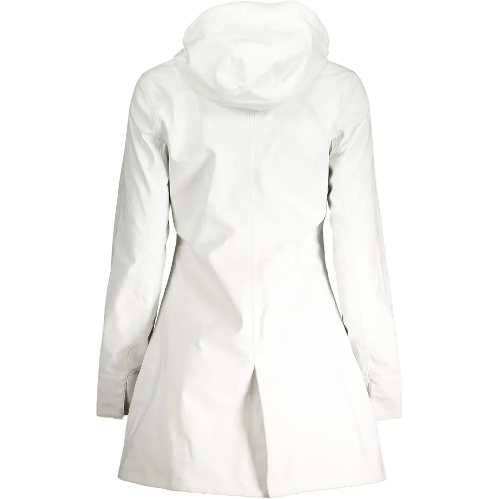 White Polyester Jackets & Coat sold by Louxly product image thumbnail 2