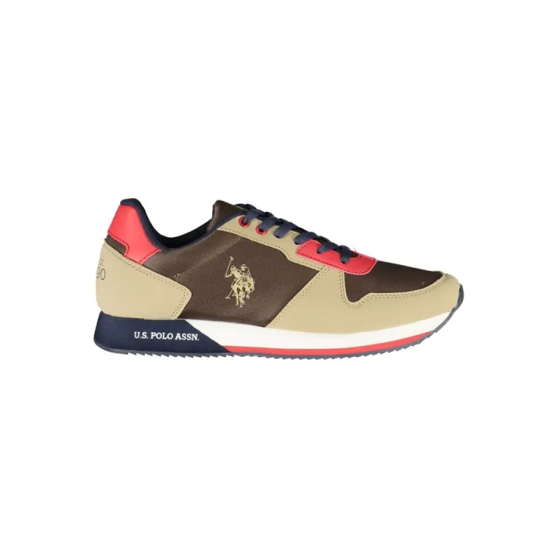 Brown Polyester Men Sneaker sold by Louxly