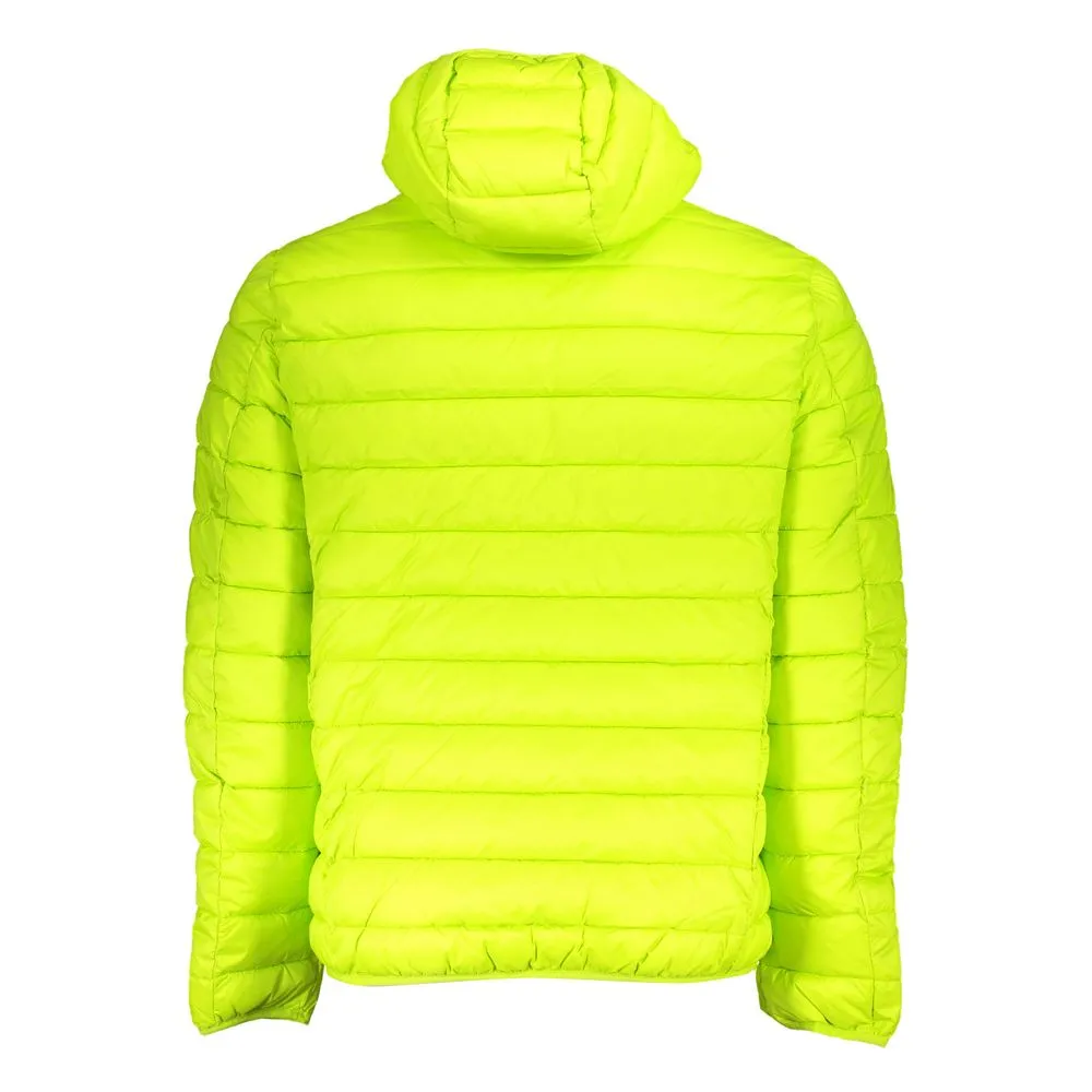 Chic Green Polyamide Hooded Jacket sold by Louxly product image thumbnail 2