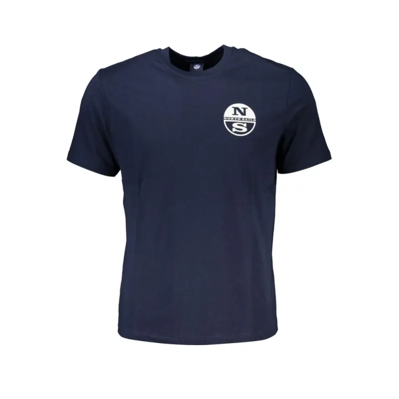 Blue Cotton T-Shirt sold by Louxly