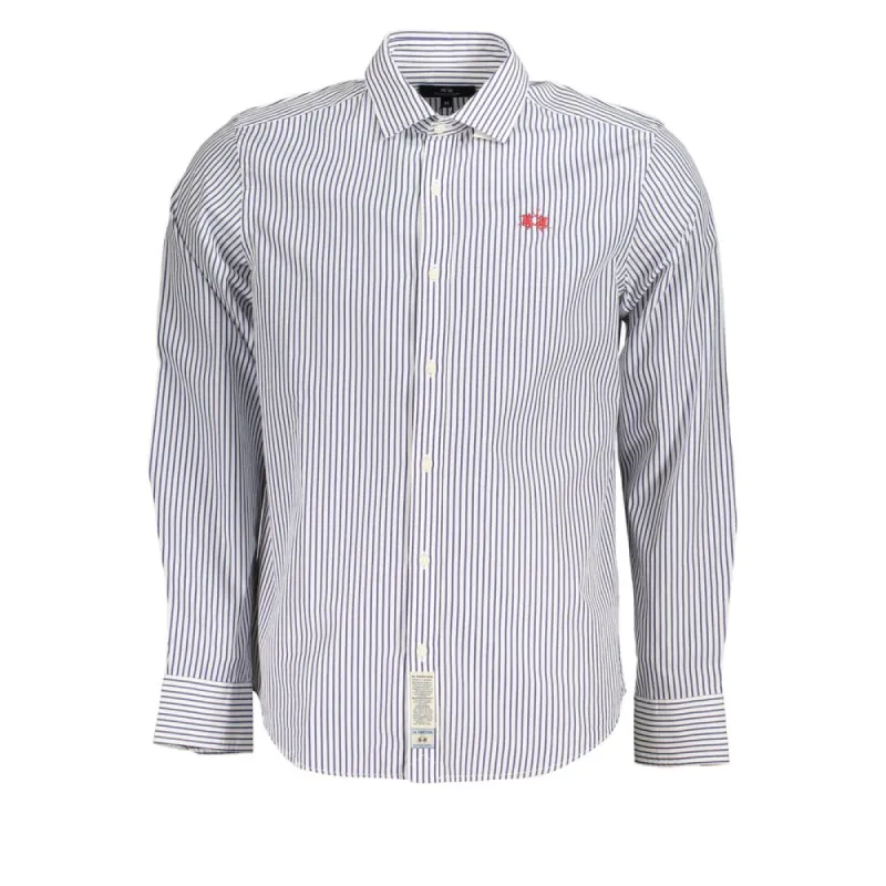 Elegant Long-Sleeved Striped Shirt for Men sold by Louxly