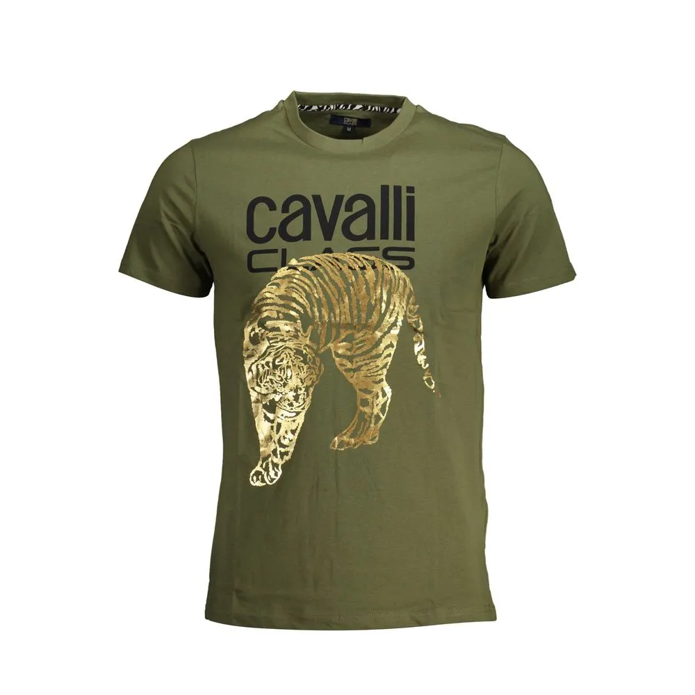 Green Cotton T-Shirt sold by Louxly