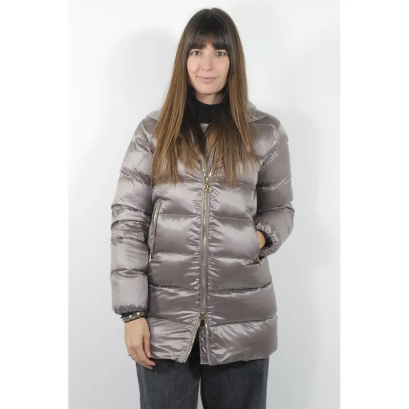 Gray Polyester Jackets & Coat made by Louxly