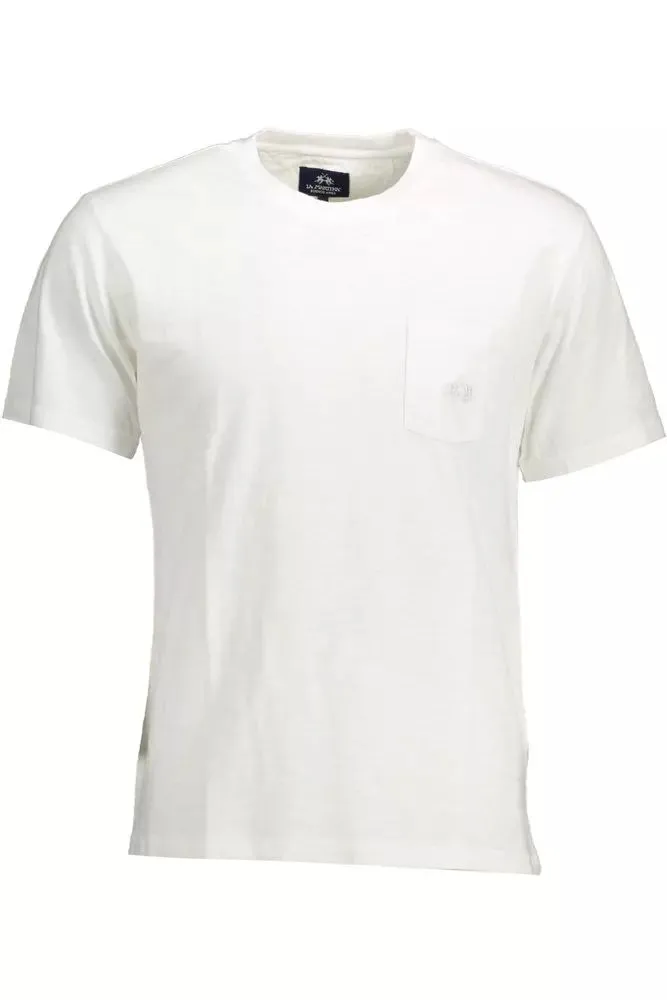 White Cotton Men T-Shirt sold by Louxly