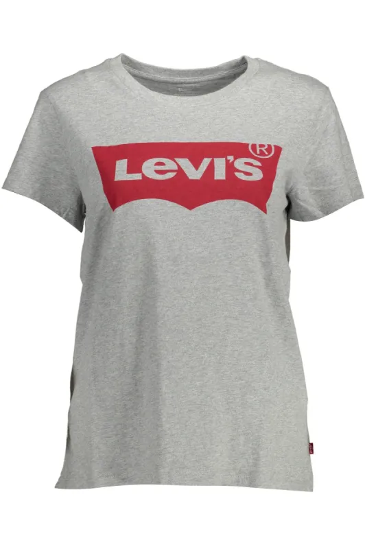 Gray Cotton Women T-Shirt sold by Louxly