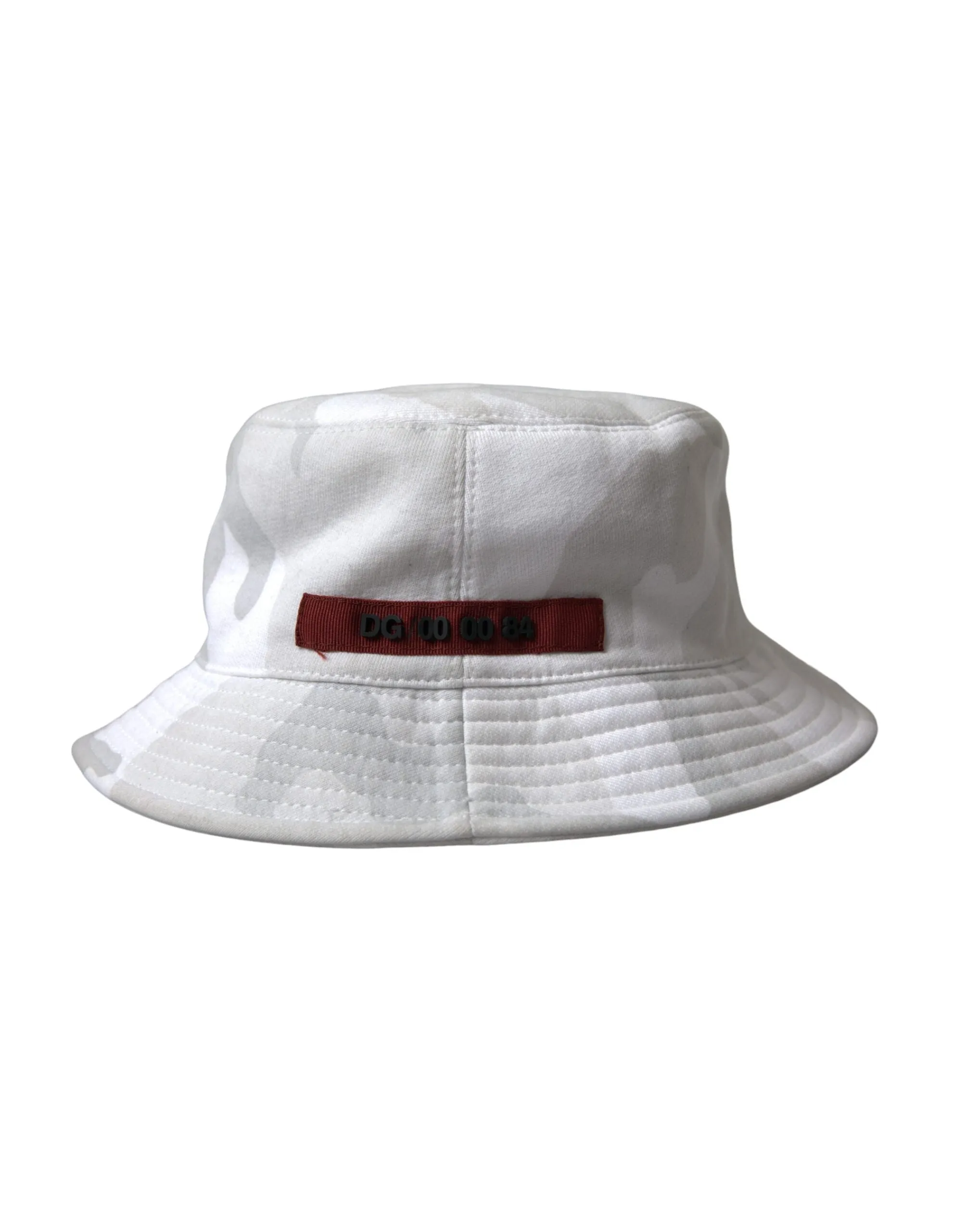 White Camouflage Cotton Bucket Hat Men sold by Louxly