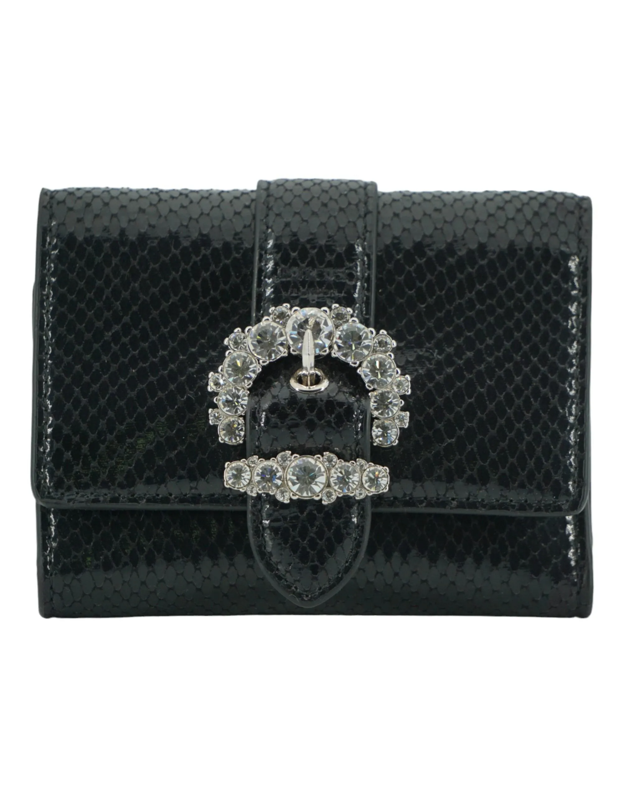 Black Leather Cheri Wallet sold by Louxly