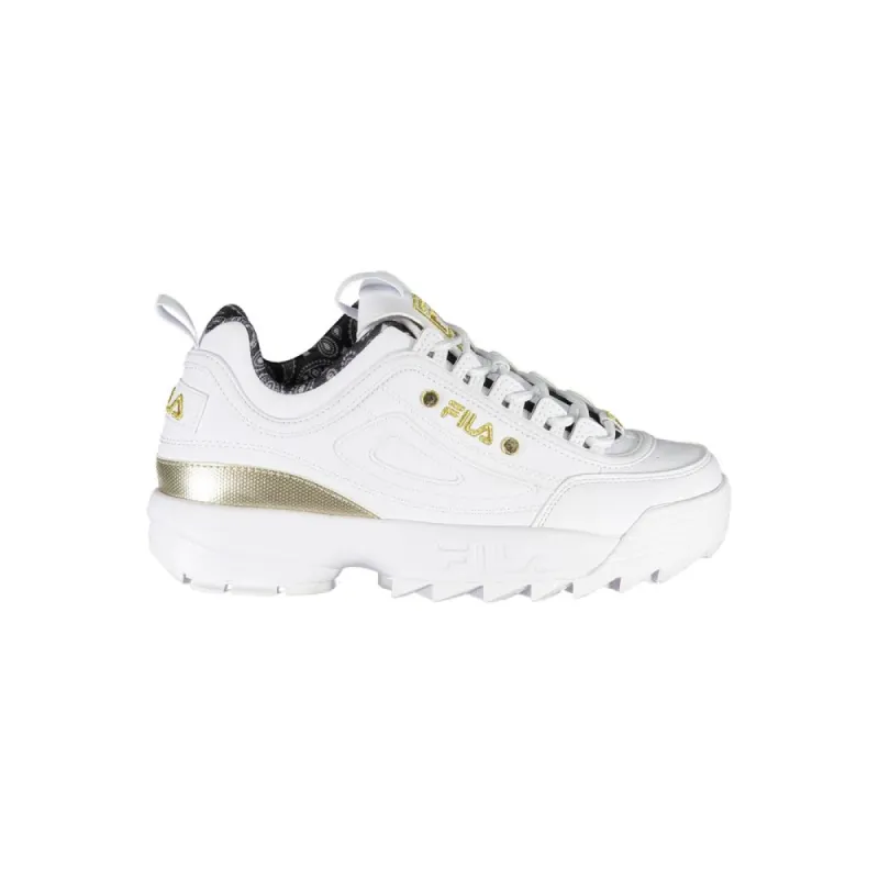 Exquisite White Lace-Up Sneakers sold by Louxly