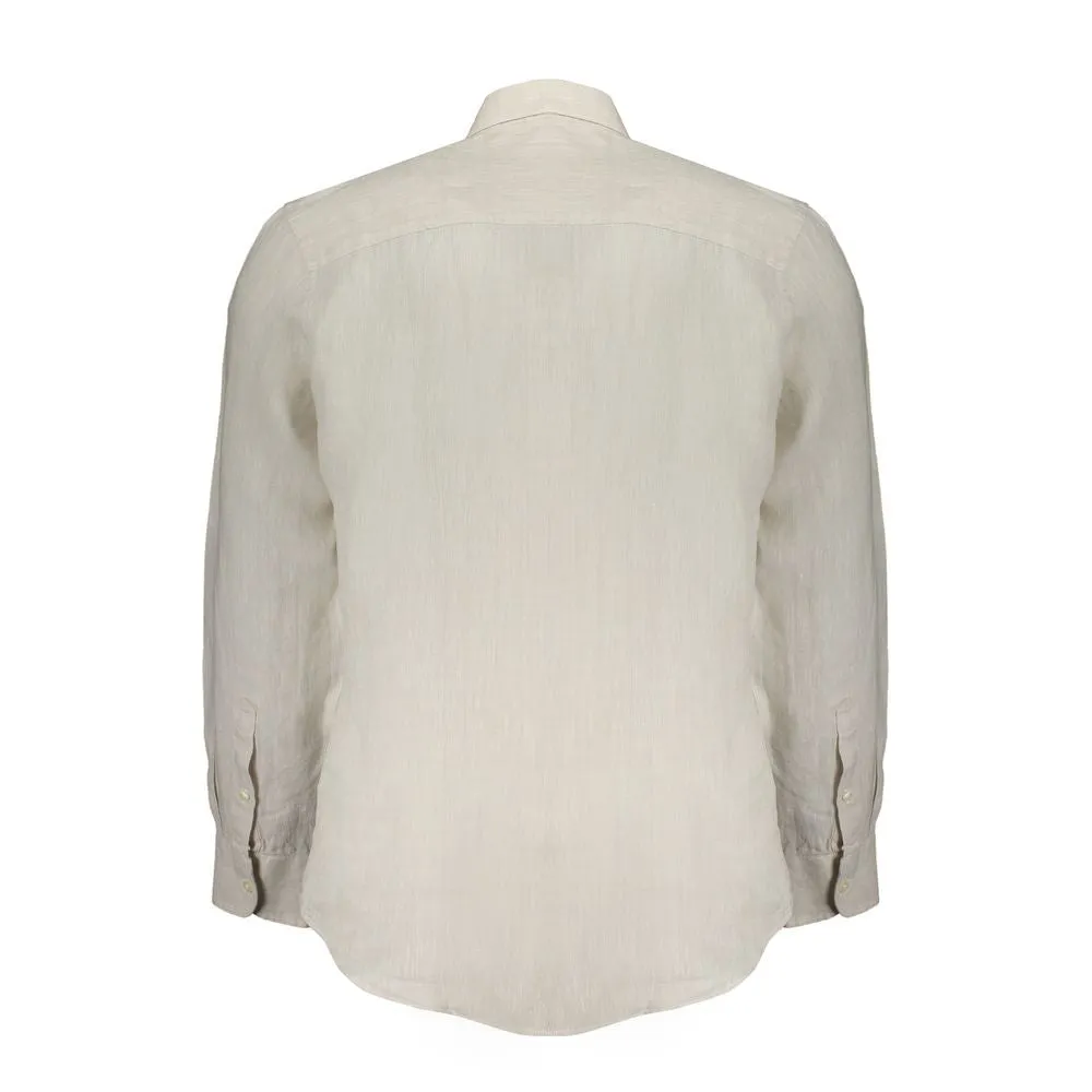 Beige Linen Shirt sold by Louxly product image thumbnail 2